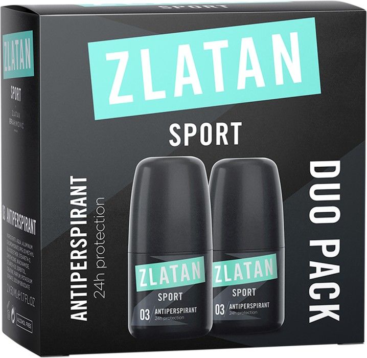 Zlatan Ibrahimovic Sport DUO Roll-On 2 x 50ml