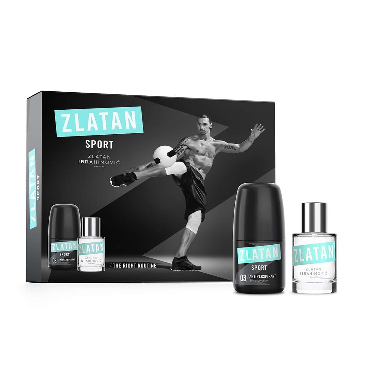 Zlatan Sport Set Edt 30ml + Antiperspirant Deo roll 50ml